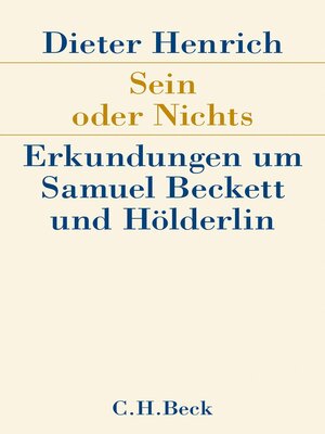 cover image of Sein oder Nichts